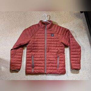 Men's Duluth Rust Quilted Puff Jacket
